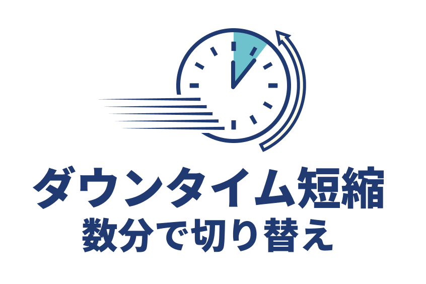 移行時のダウンタイム（システム停止時間）問題の解決方法